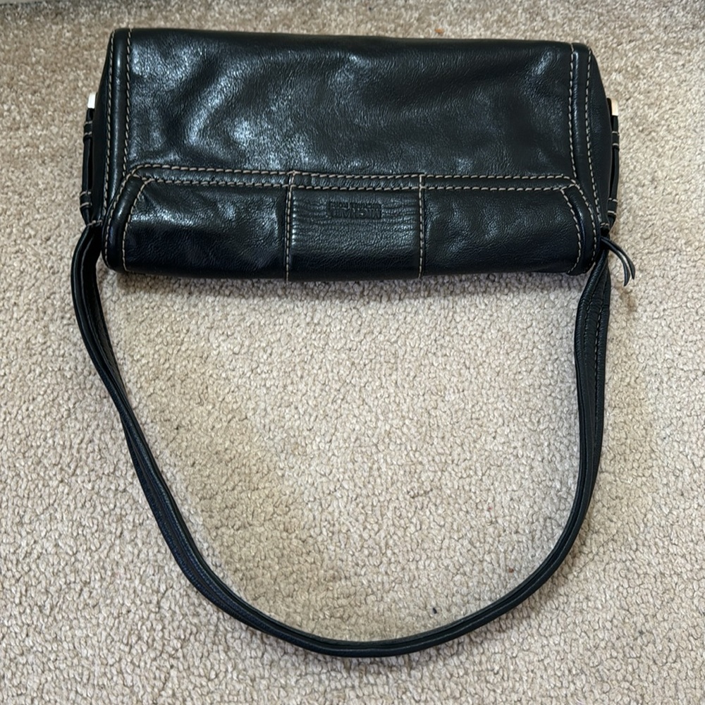 SALE🔥🔥Vintage Michael Kors Genuine Leather Black Purse Shoulder Bag - Picture 4 of 12